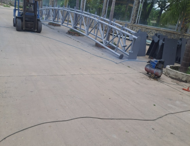 THI CÔNG LẮP GHÉP NHÀ THI ĐẤU