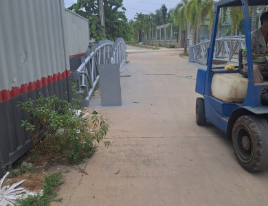 THI CÔNG LẮP GHÉP NHÀ THI ĐẤU